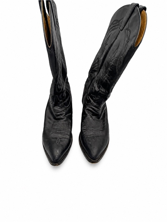 Tony Lama Other - Tony Lama Black Women's Pointed-Toe Lace-Up Western Boots
